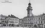 Rynek w Cieszynie, pocztówka z 1908